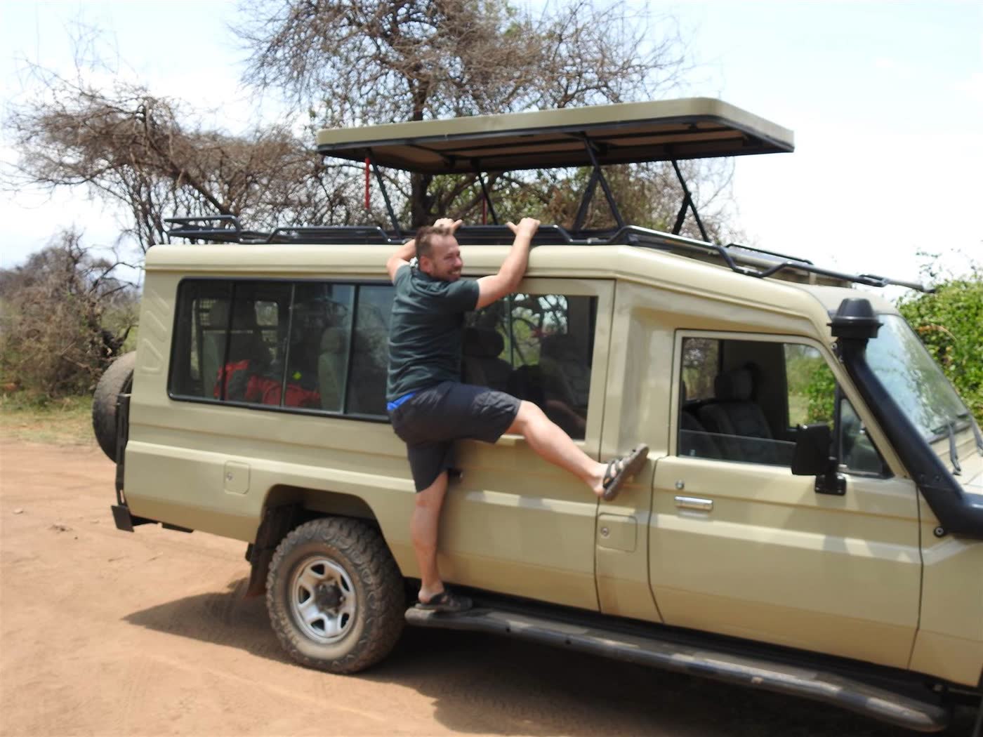 NGULI guide and safari vehicle in Tanzania