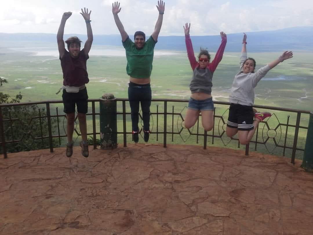 NGULI guests at a Ngorongoro Crater viewpoint