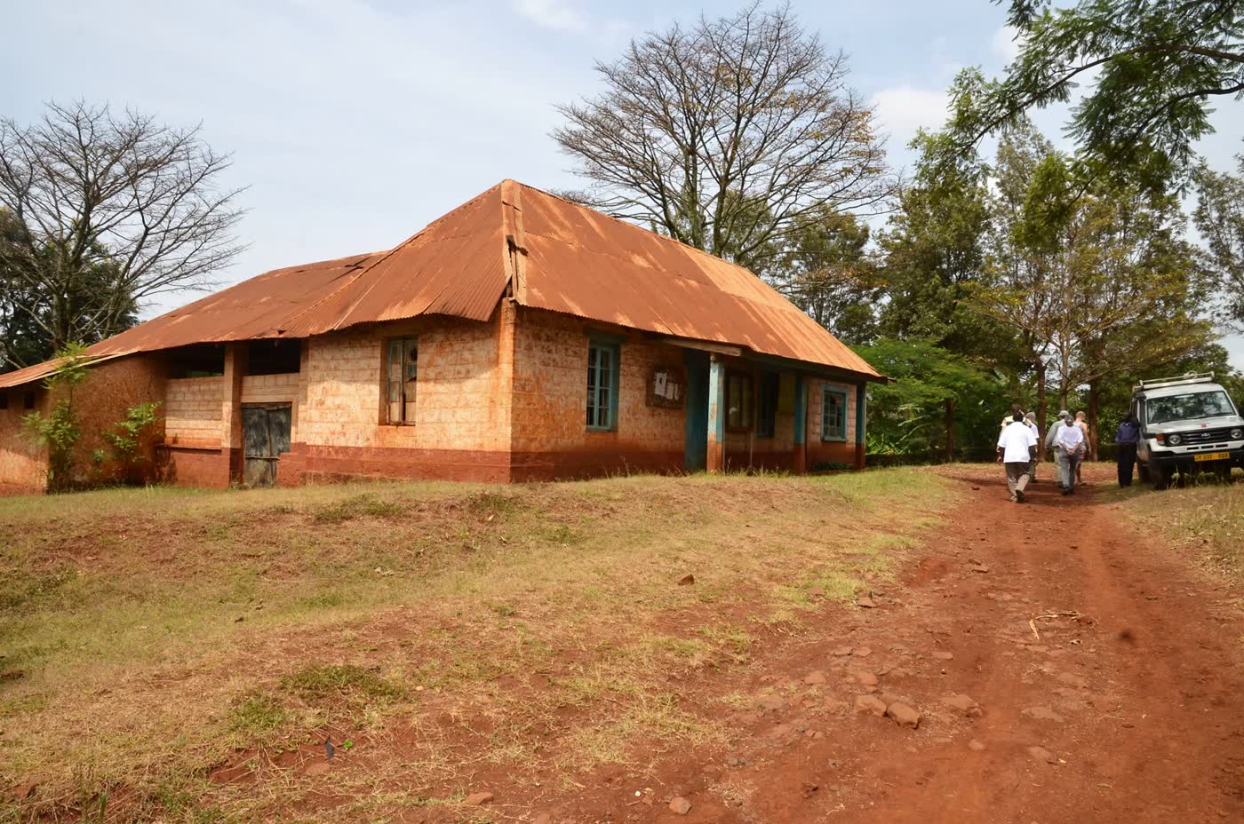 Historic German colonial-era building near Moshi, Tanzania
